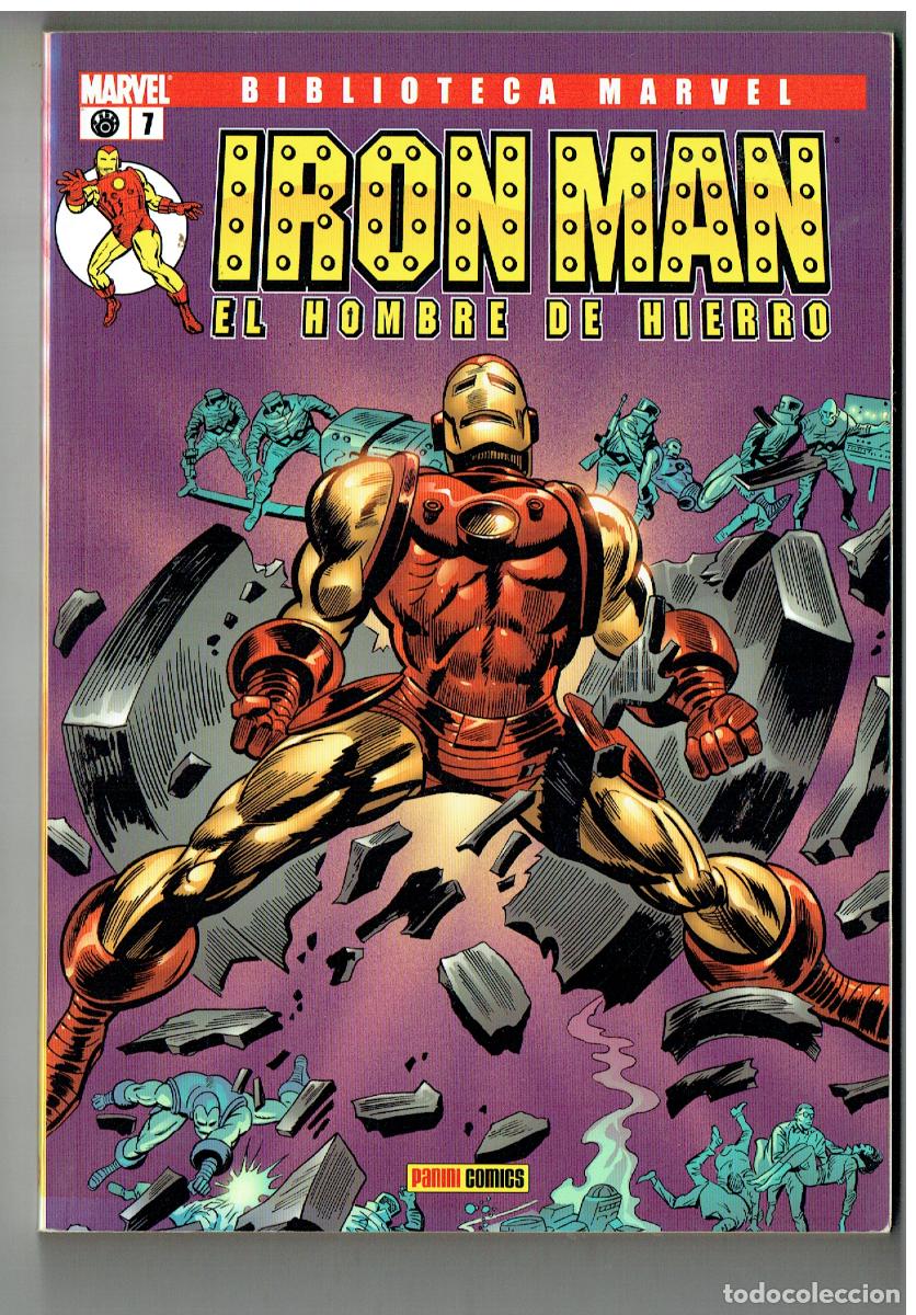 C&oacute;mics: BIBLIOTECA MARVEL. IRON MAN. EL HOMBRE DE HIERRO. N&ordm; 7. PANINI - COMICS.(B/13 RUM)