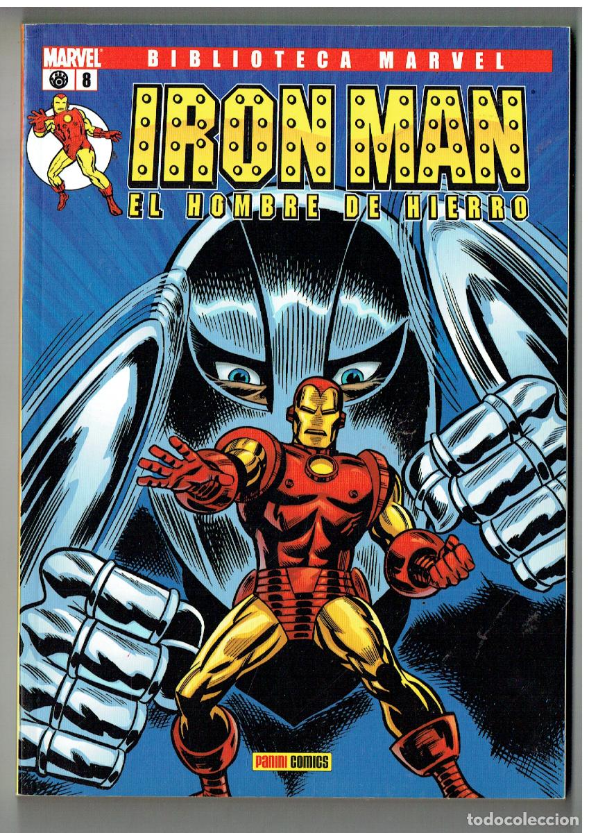 C&oacute;mics: BIBLIOTECA MARVEL. IRON MAN. EL HOMBRE DE HIERRO. N&ordm; 8. PANINI - COMICS.(B/13 RUM)