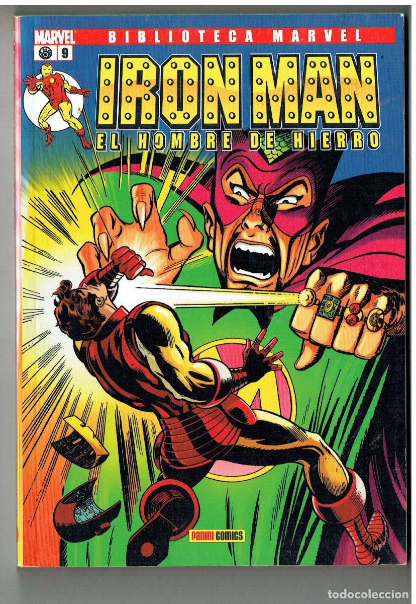C&oacute;mics: BIBLIOTECA MARVEL. IRON MAN. EL HOMBRE DE HIERRO. N&ordm; 9. PANINI - COMICS.(B/13 RUM)