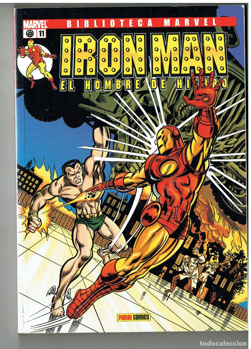 C&oacute;mics: BIBLIOTECA MARVEL. IRON MAN. EL HOMBRE DE HIERRO. N&ordm; 11. PANINI - COMICS.(B/13 RUM)