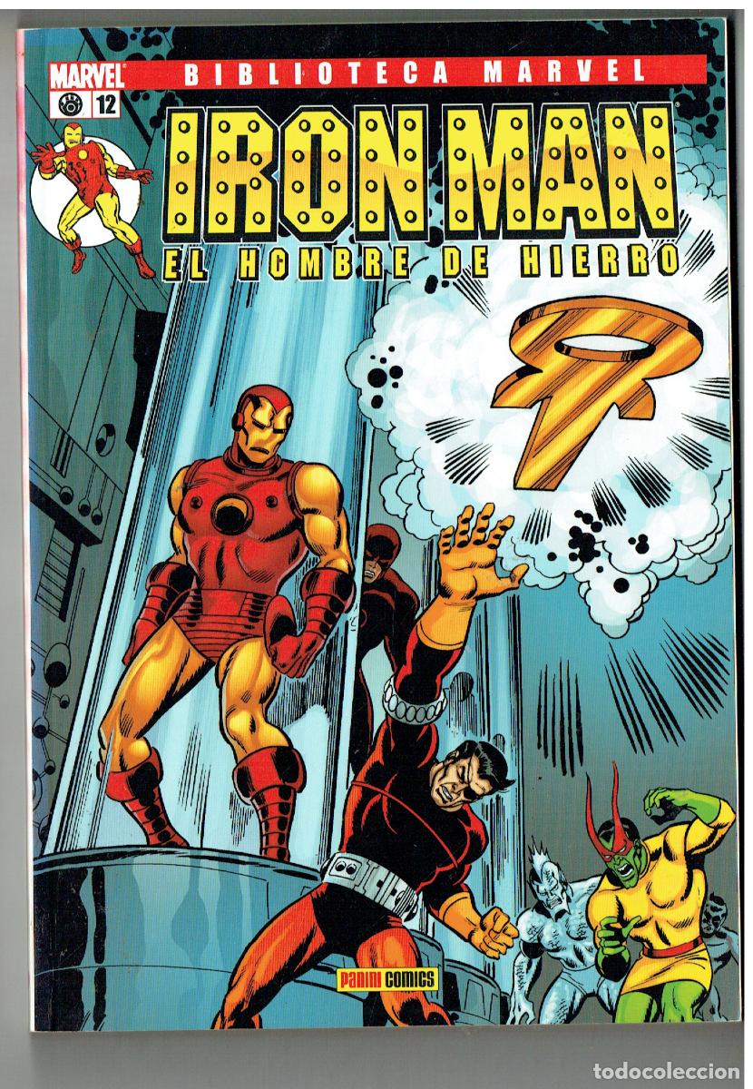 C&oacute;mics: BIBLIOTECA MARVEL. IRON MAN. EL HOMBRE DE HIERRO. N&ordm; 12. PANINI - COMICS.(B/13 RUM)