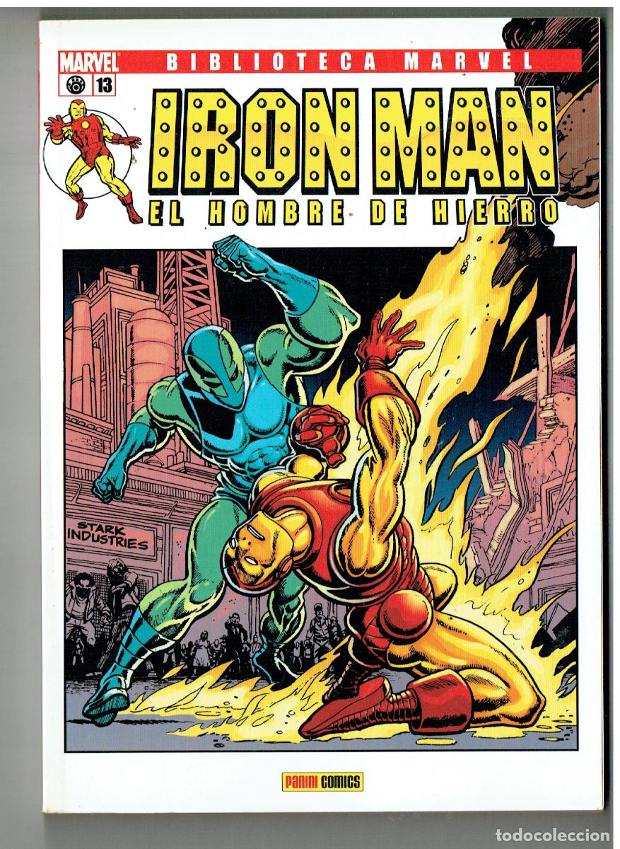 C&oacute;mics: BIBLIOTECA MARVEL. IRON MAN. EL HOMBRE DE HIERRO. N&ordm; 13. PANINI - COMICS.(B/13 RUM)