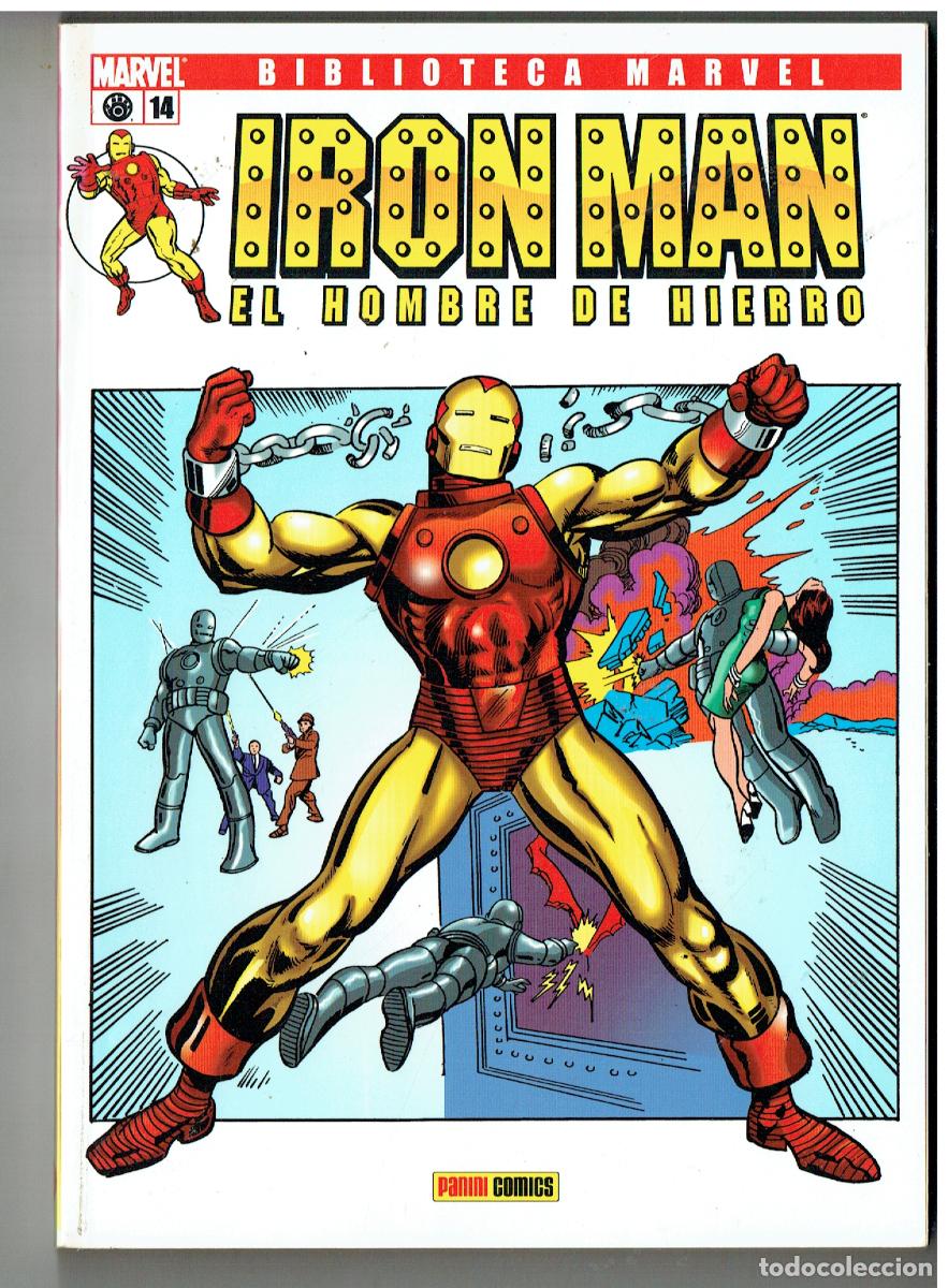 C&oacute;mics: BIBLIOTECA MARVEL. IRON MAN. EL HOMBRE DE HIERRO. N&ordm; 14. PANINI - COMICS.(B/13 RUM)