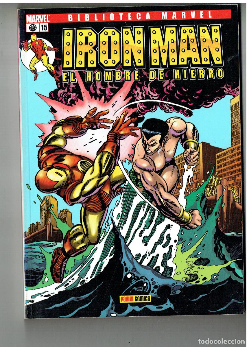 C&oacute;mics: BIBLIOTECA MARVEL. IRON MAN. EL HOMBRE DE HIERRO. N&ordm; 15. PANINI - COMICS.(B/13 RUM)