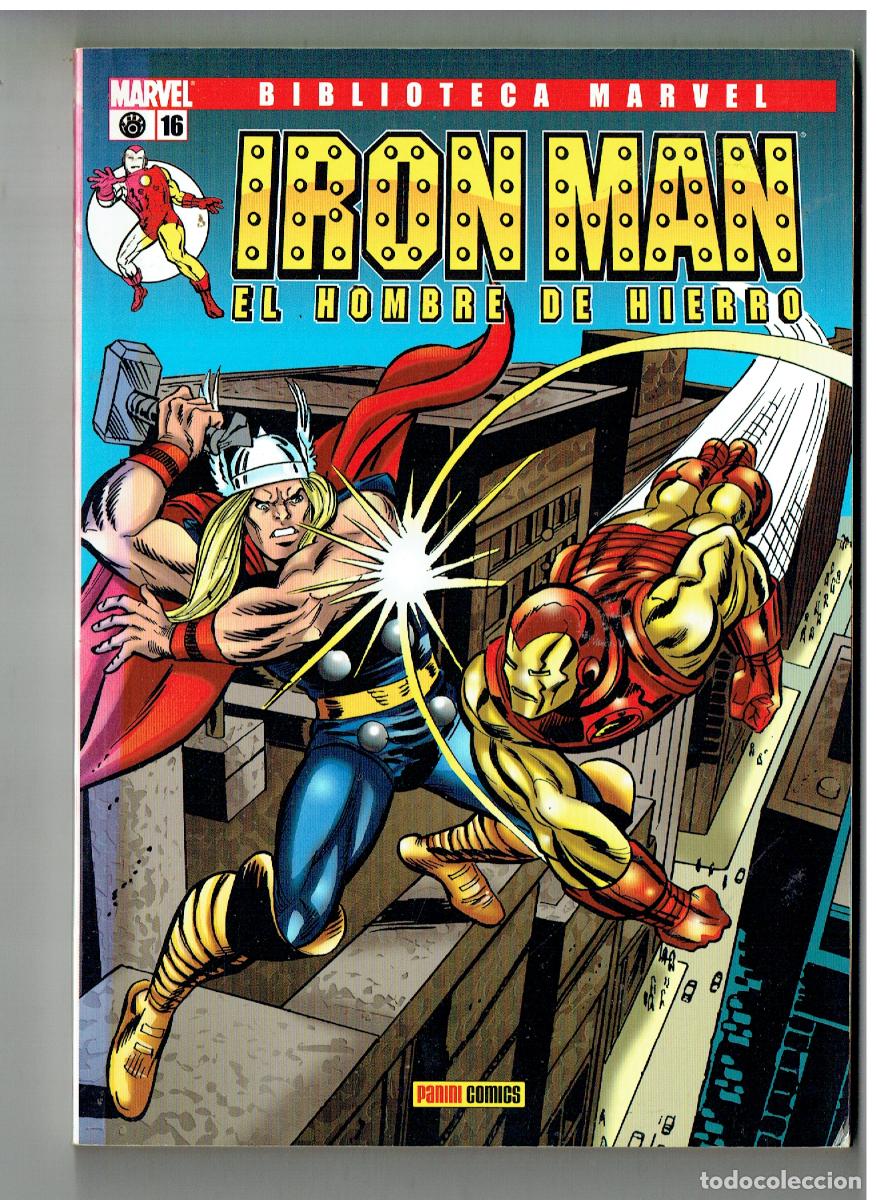 C&oacute;mics: BIBLIOTECA MARVEL. IRON MAN. EL HOMBRE DE HIERRO. N&ordm; 16. PANINI - COMICS.(B/13 RUM)