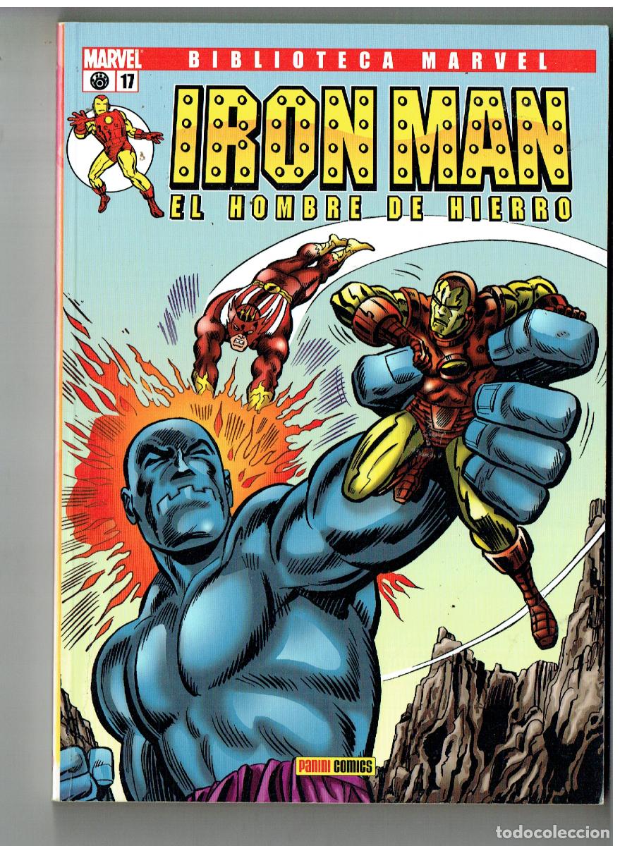 C&oacute;mics: BIBLIOTECA MARVEL. IRON MAN. EL HOMBRE DE HIERRO. N&ordm; 17. PANINI - COMICS.(B/13 RUM)