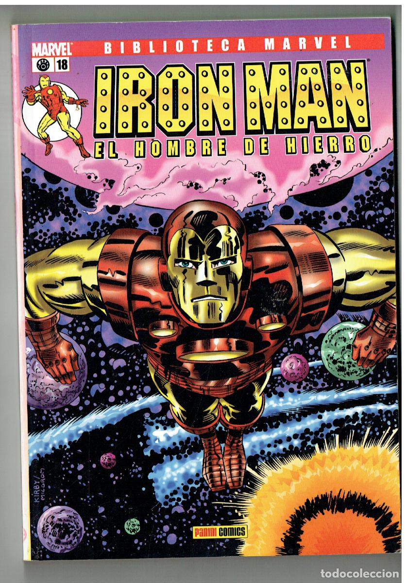 C&oacute;mics: BIBLIOTECA MARVEL. IRON MAN. EL HOMBRE DE HIERRO. N&ordm; 18. PANINI - COMICS.(B/13 RUM)
