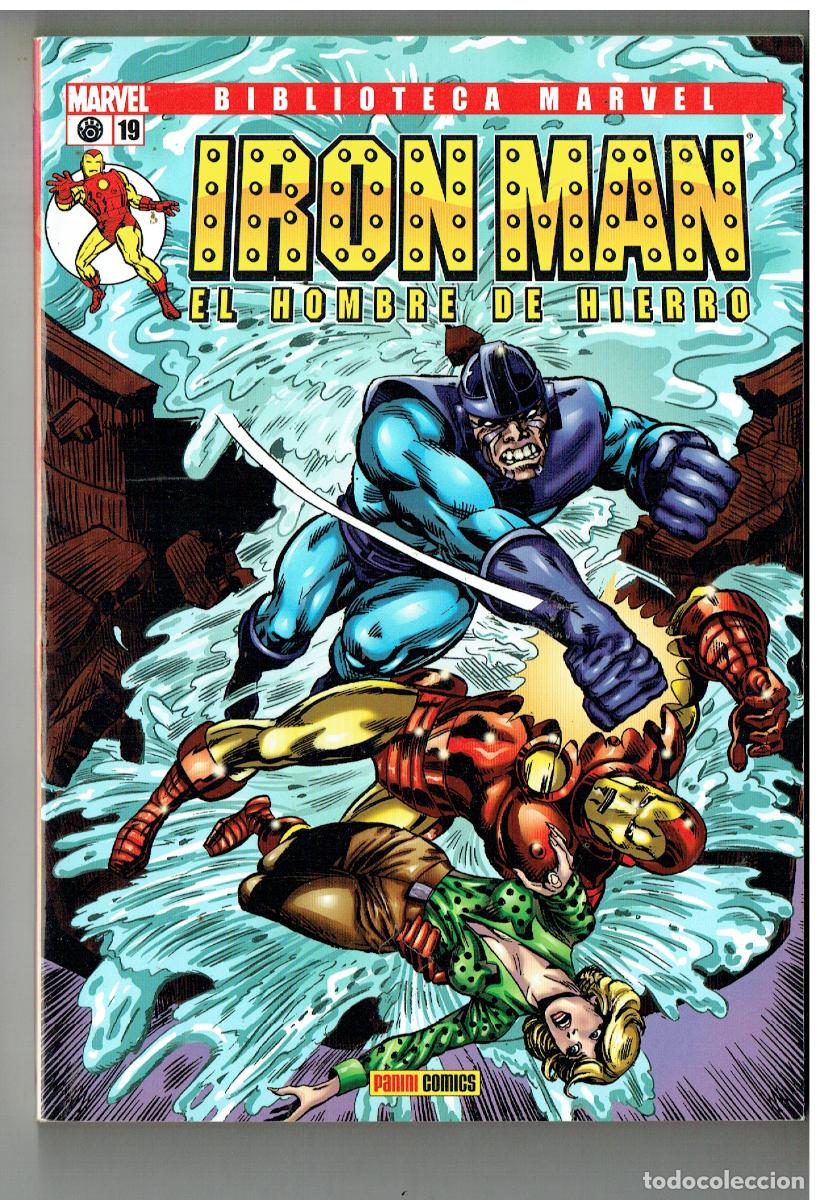 C&oacute;mics: BIBLIOTECA MARVEL. IRON MAN. EL HOMBRE DE HIERRO. N&ordm; 19. PANINI - COMICS.(B/13 RUM)