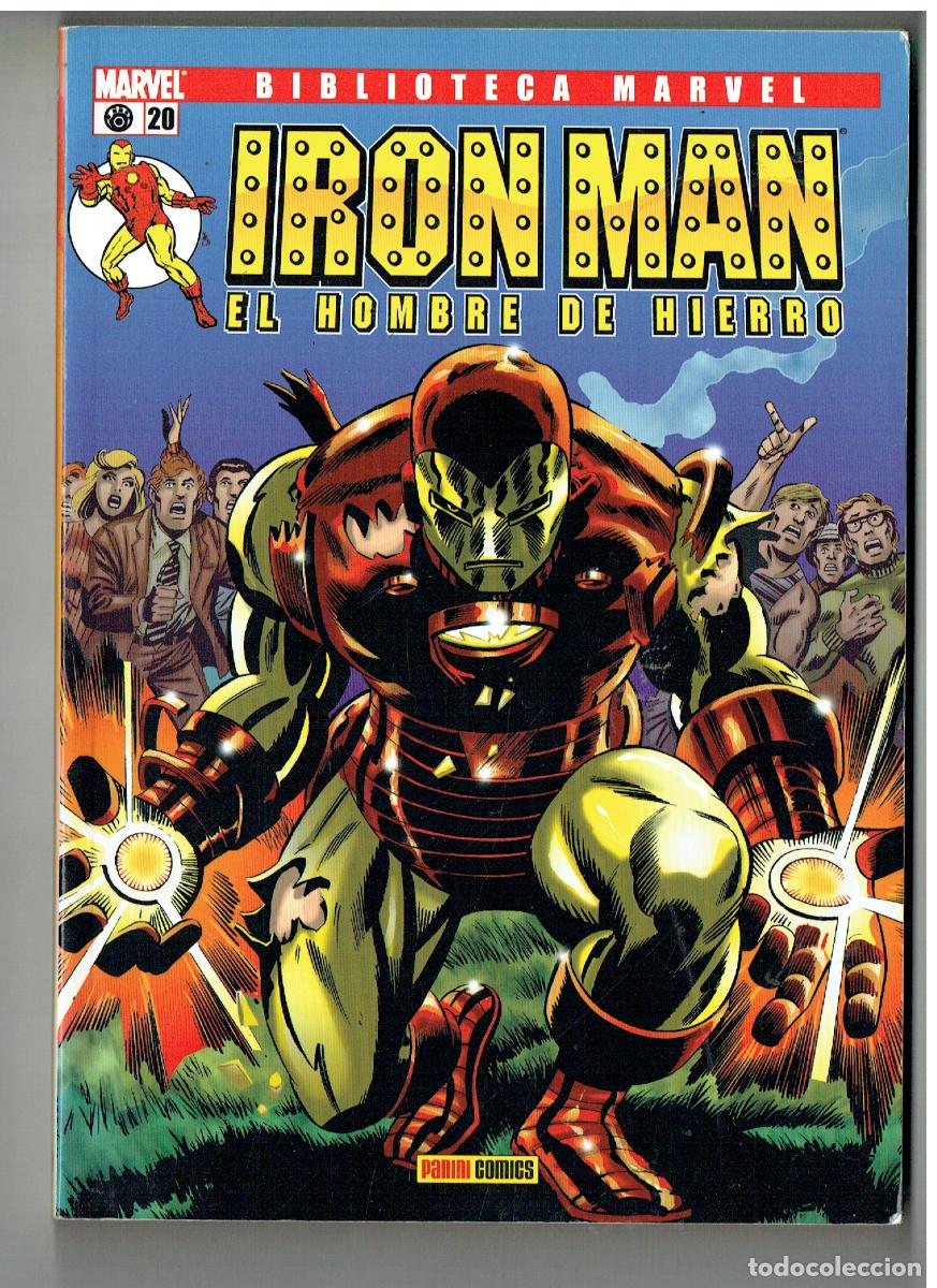 C&oacute;mics: BIBLIOTECA MARVEL. IRON MAN. EL HOMBRE DE HIERRO. N&ordm; 20. PANINI - COMICS.(B/13 RUM)