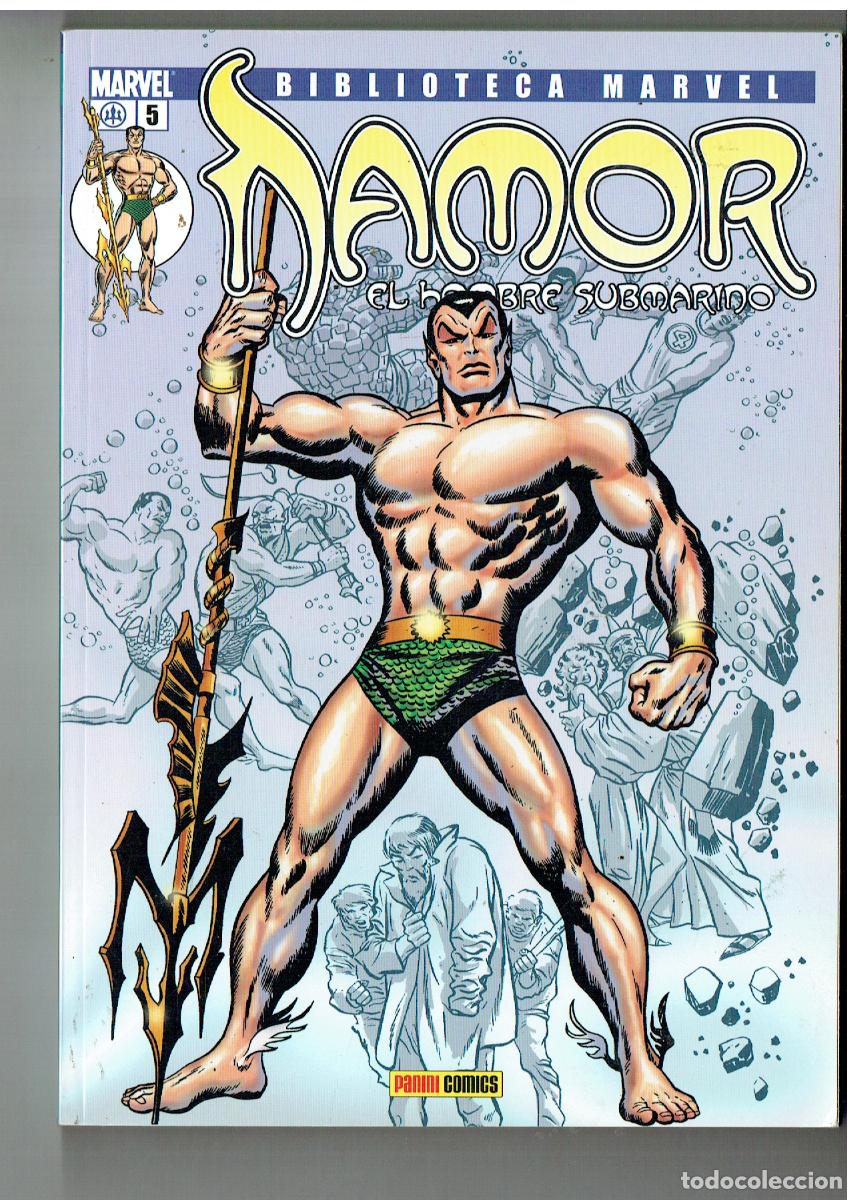 C&oacute;mics: BIBLIOTECA MARVEL. NAMOR. EL HOMBRE SUBMARINO. N&ordm; 5. PANINI - COMICS.(B/13 RUM)