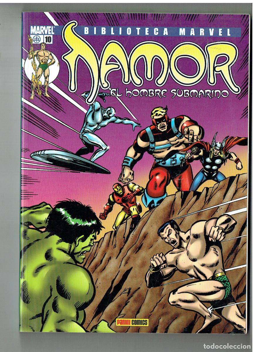 C&oacute;mics: BIBLIOTECA MARVEL. NAMOR. EL HOMBRE SUBMARINO. N&ordm; 10. PANINI - COMICS.(B/13 RUM)