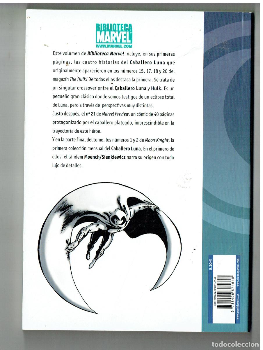 C&oacute;mics: BIBLIOTECA MARVEL. CABALLERO LUNA. N&ordm; 2. PANINI - COMICS.(B/13 RUM) - Foto 2