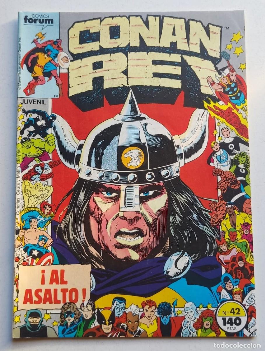 C&oacute;mics: Lote 13 revistas CONAN - La Espada Salvaje (Planeta y Forum) + Conan Rey y Conan el B&aacute;rbaro, a&ntilde;os 80