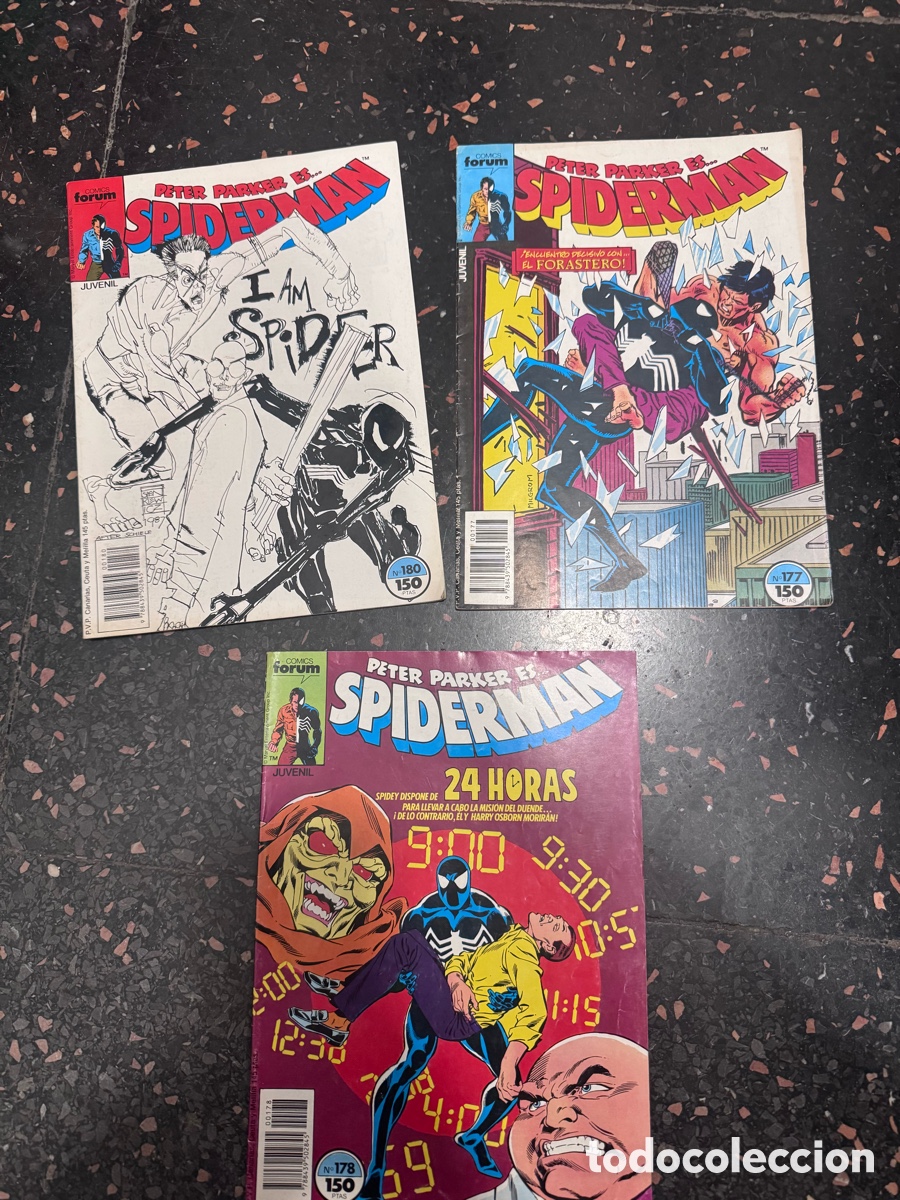 Fumetti: Lote de 3 c&oacute;mics Peter Parker es Spiderman 1989