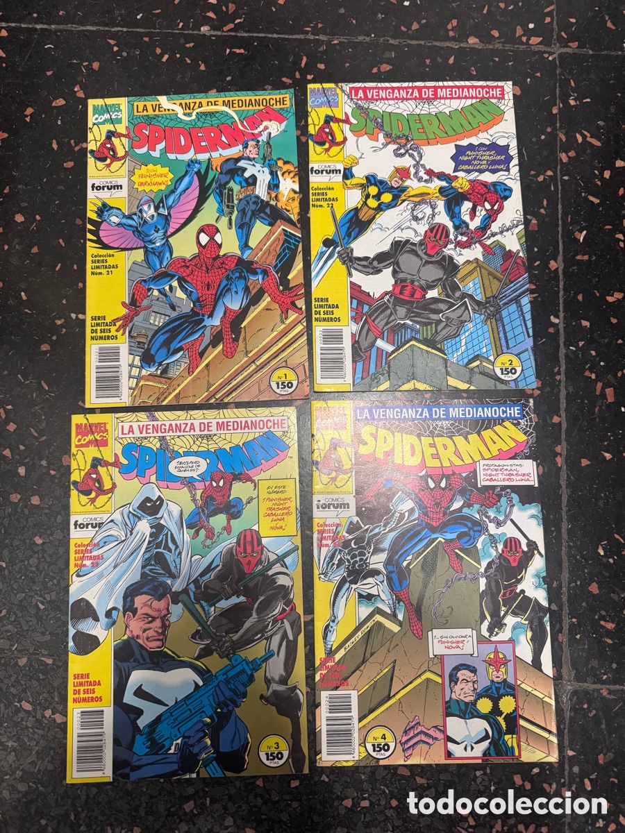 C&oacute;mics: Colecci&oacute;n completa 6 c&oacute;mics Spiderman la venganza de medianoche