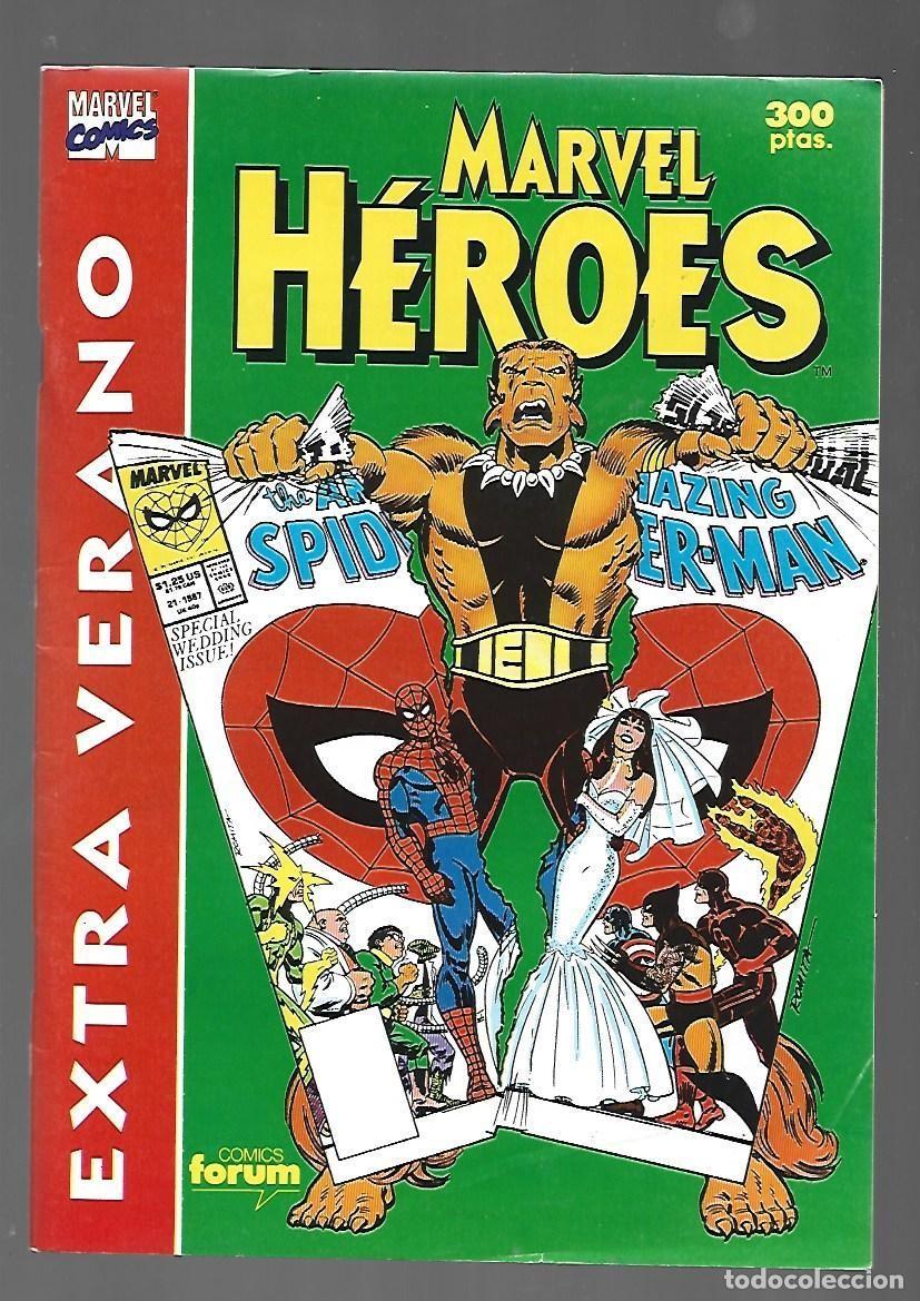 C&oacute;mics: Marvel H&eacute;roes, extra verano, 1991, Forum, muy buen estado