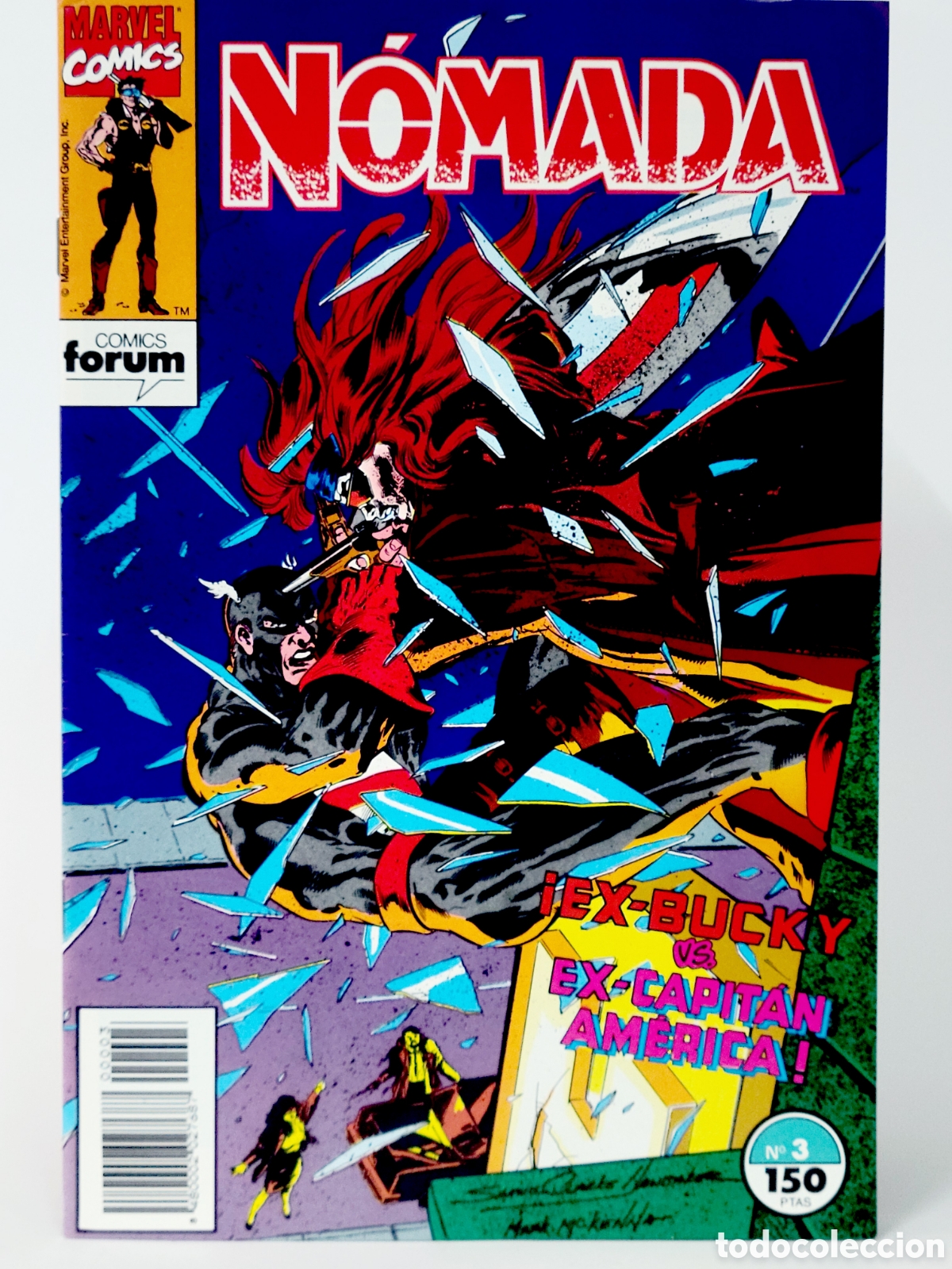 C&oacute;mics: C&Oacute;MIC NOMADA 3 EX-BUCKY VS CAPITAN AM&Eacute;RICA FORUM MARVEL GRAPA DE KIOSCO