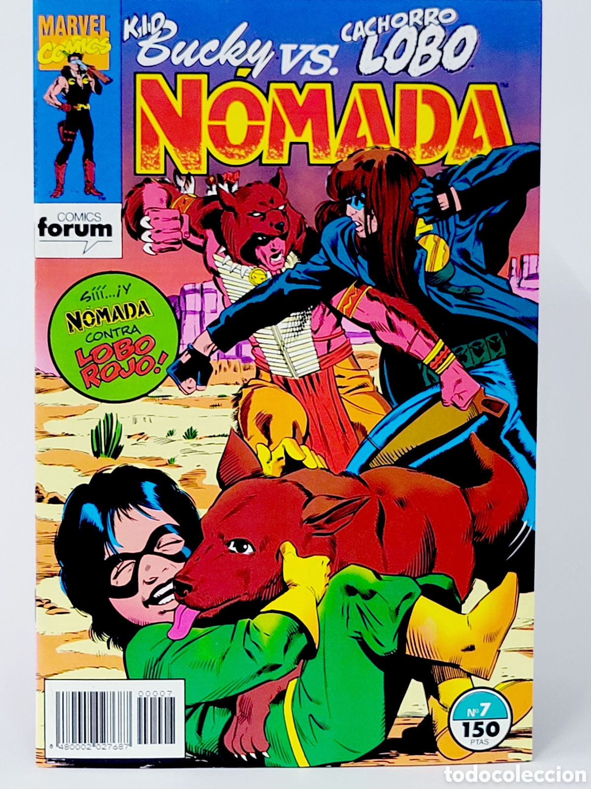 C&oacute;mics: C&Oacute;MIC NOMADA 7 KID BUCKY VS CACHORRO LOBO FORUM MARVEL GRAPA DE KIOSCO
