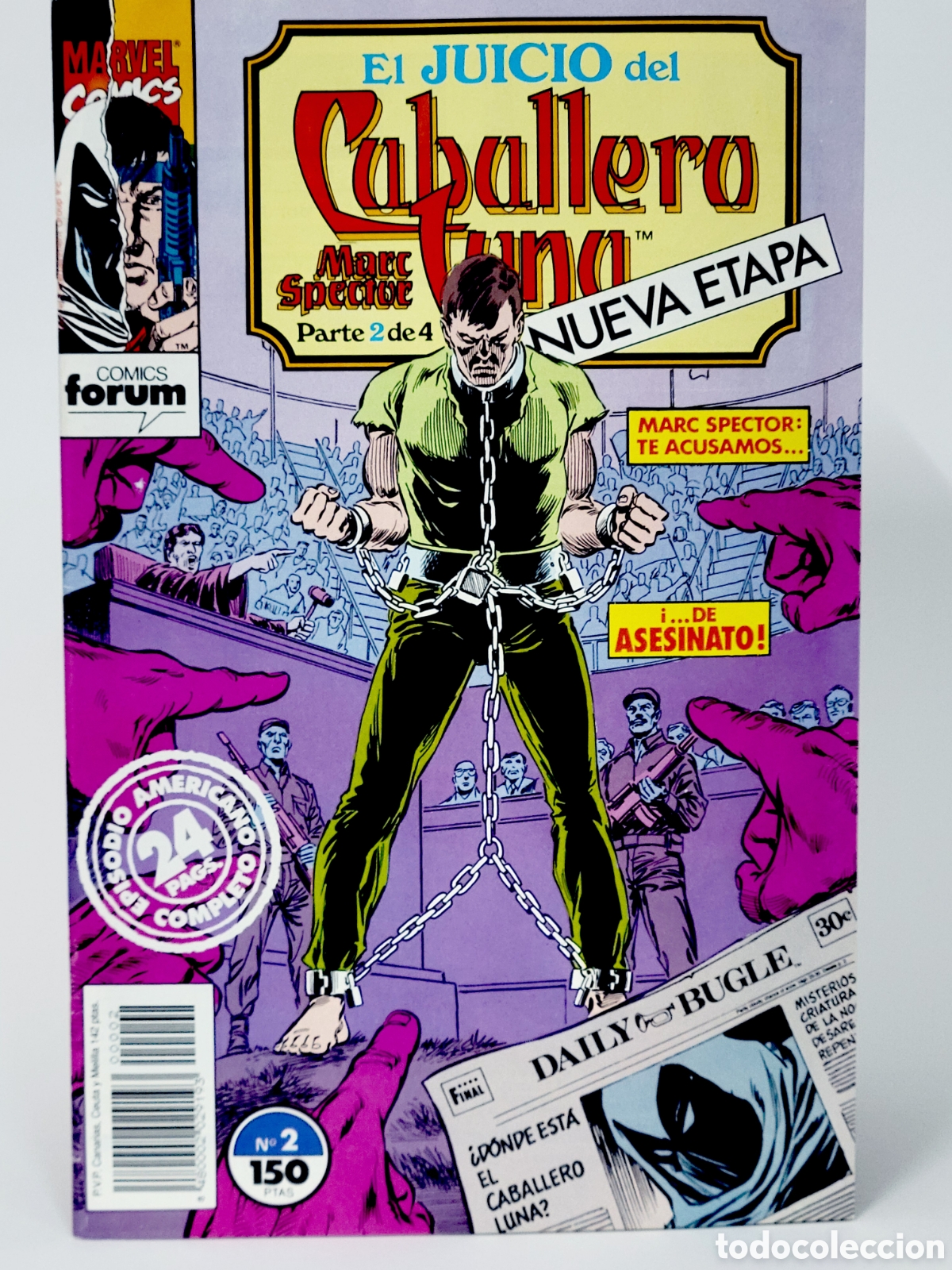 C&oacute;mics: C&Oacute;MIC MARC SPECTOR CABALLERO LUNA 2 EL JUICIO DEL CABALLERO LUNA FORUM MARVEL GRAPA DE KIOSCO