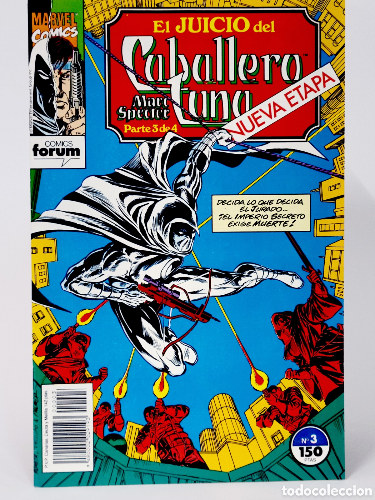 C&oacute;mics: C&Oacute;MIC MARC SPECTOR CABALLERO LUNA 3 EL JUICIO DEL CABALLERO LUNA FORUM MARVEL GRAPA DE KIOSCO