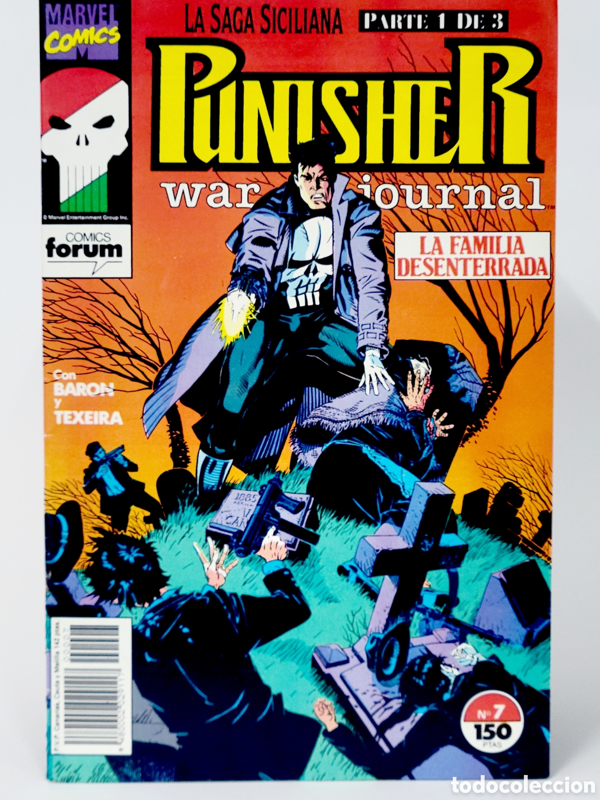 C&oacute;mics: C&Oacute;MIC THE PUNISHER WAR JOURNAL 7 LA FAMILIA DESENTERRADA FORUM MARVEL GRAPA DE KIOSCO