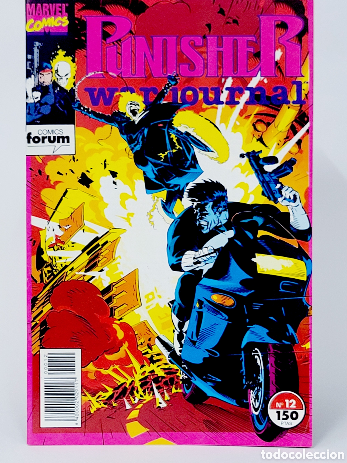 C&oacute;mics: C&Oacute;MIC THE PUNISHER WAR JOURNAL 12 FORUM MARVEL GRAPA DE KIOSCO - Foto 1