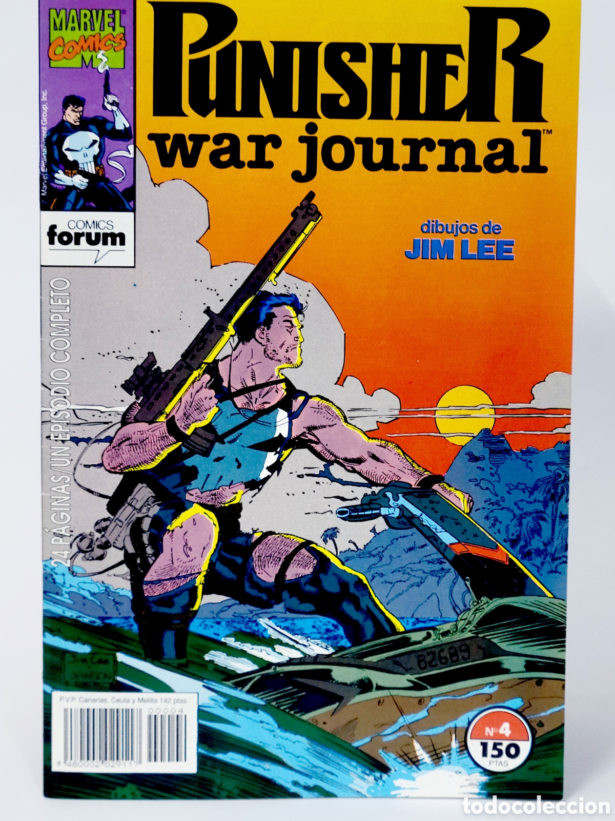 C&oacute;mics: C&Oacute;MIC THE PUNISHER WAR JOURNAL 4 JIM LEE FORUM MARVEL GRAPA DE KIOSCO