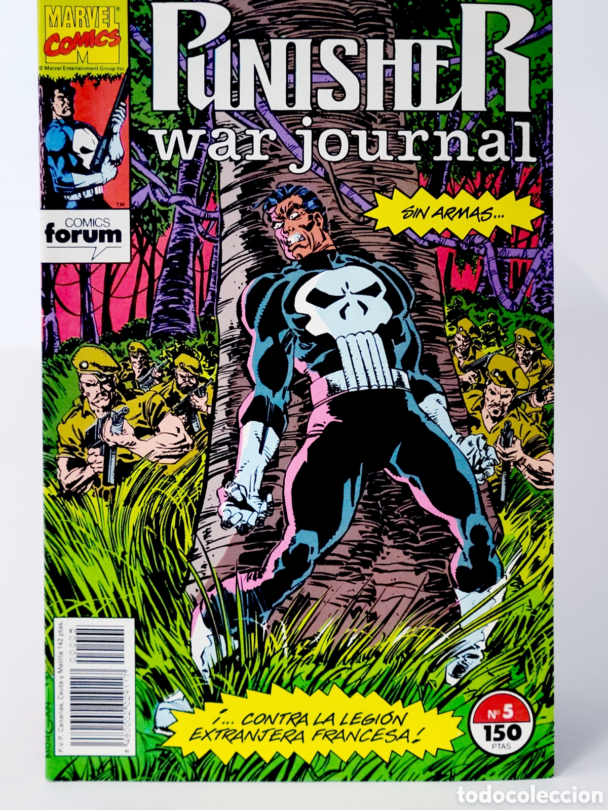 C&oacute;mics: C&Oacute;MIC THE PUNISHER WAR JOURNAL 5 SIN ARMAS FORUM MARVEL GRAPA DE KIOSCO