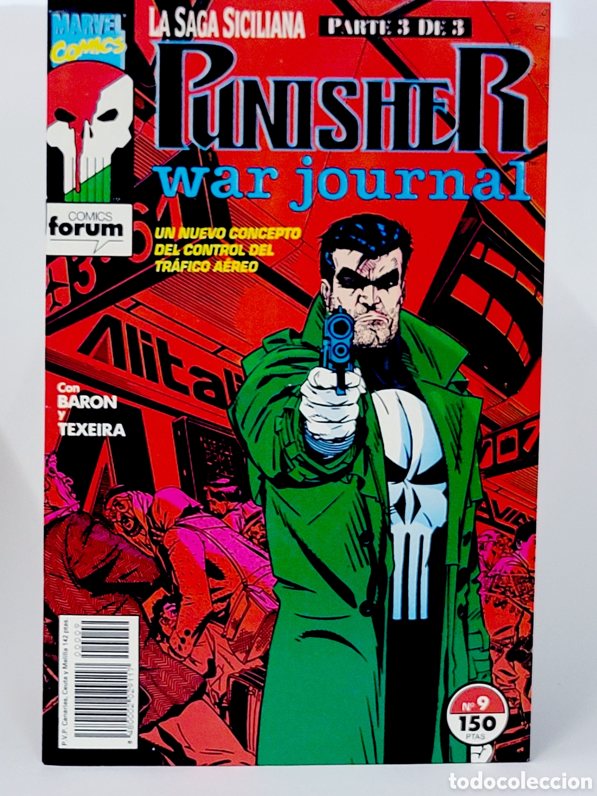 C&oacute;mics: C&Oacute;MIC THE PUNISHER WAR JOURNAL 9 FORUM MARVEL GRAPA DE KIOSCO - Foto 1