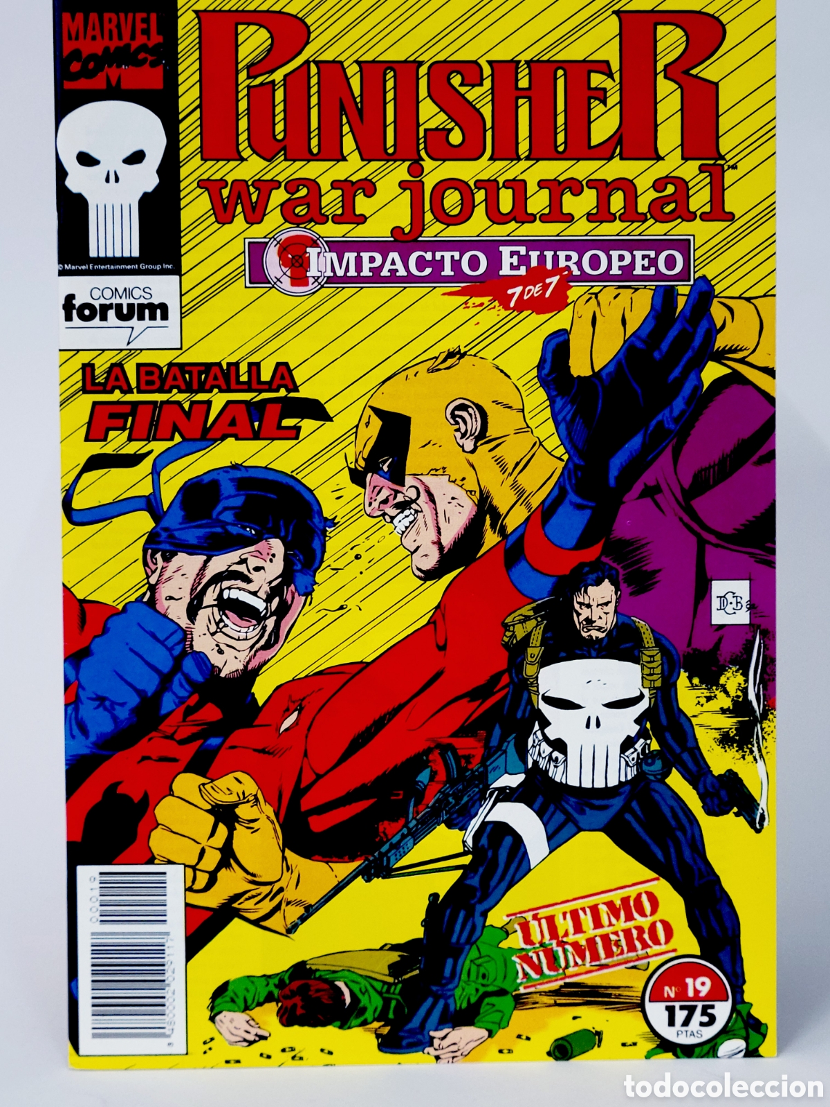 C&oacute;mics: C&Oacute;MIC THE PUNISHER WAR JOURNAL 19 LA BATALLA FINAL FORUM MARVEL GRAPA DE KIOSCO