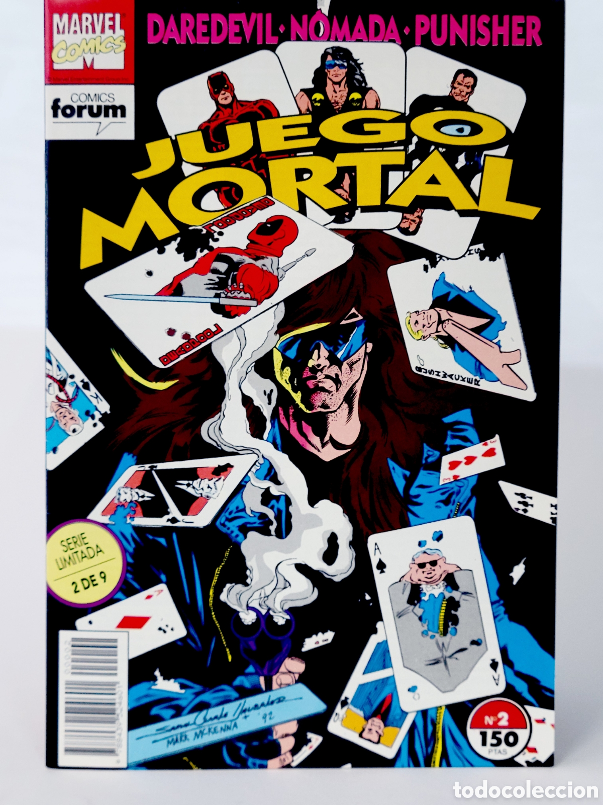 C&oacute;mics: C&Oacute;MIC JUEGO MORTAL 2 CABALLERO DE NE&Oacute;N DAREVIL NOMADA PUNISHER FORUM MARVEL GRAPA DE KIOSCO