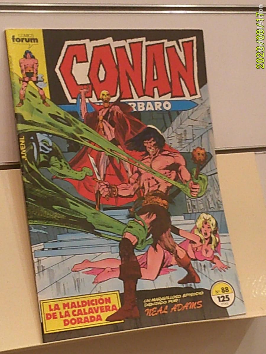 C&oacute;mics: CONAN EL BARBARO VOL. 1 N&ordm; 88 LA MALDICION DE LA CALAVERA DORADA - FORUM