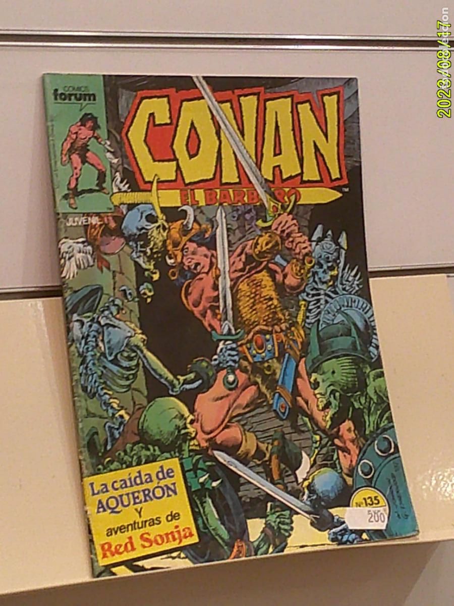 C&oacute;mics: CONAN EL BARBARO VOL. 1 N&ordm; 135 LA CAIDA DE AQUERON - FORUM