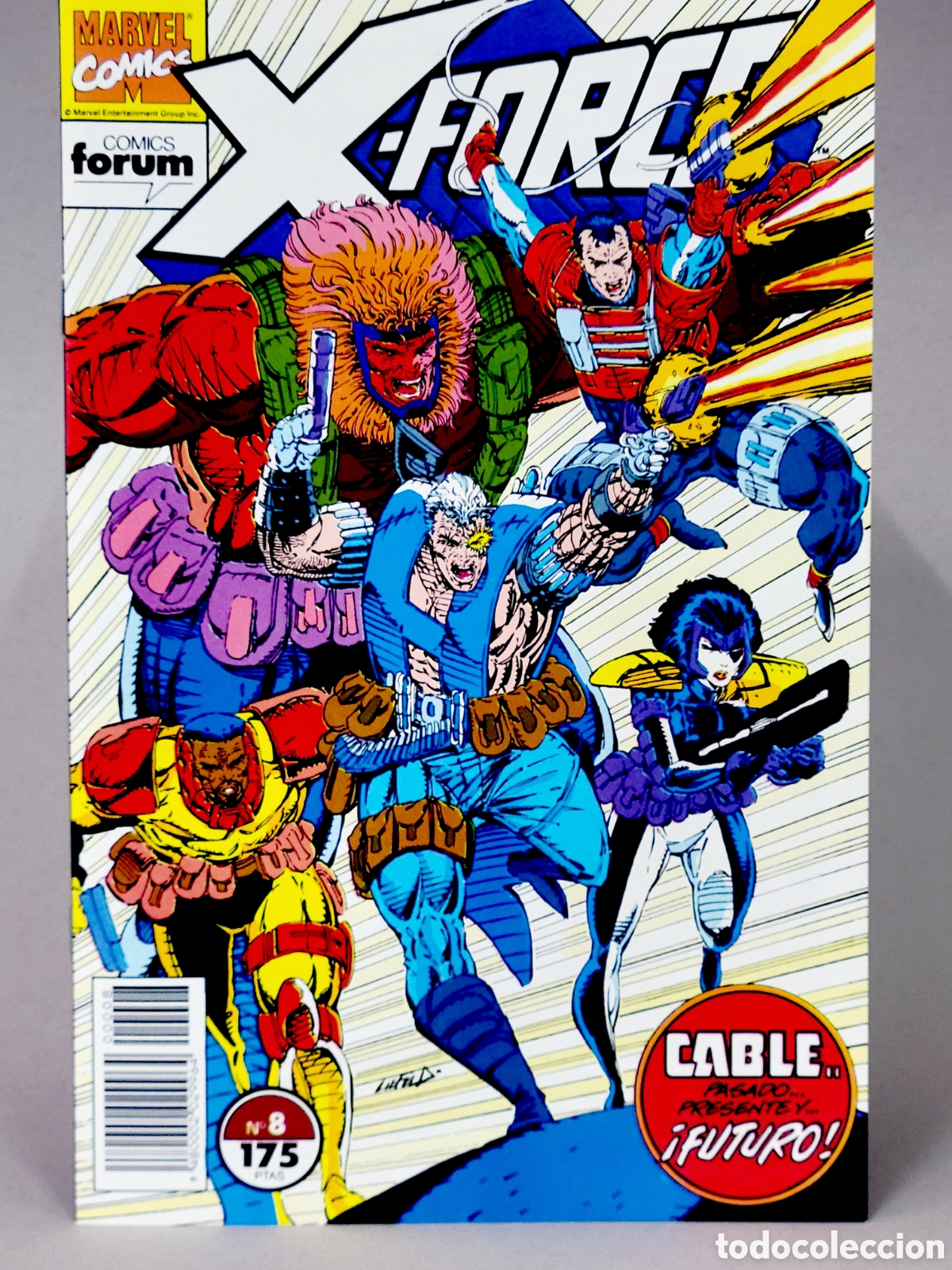 C&oacute;mics: C&Oacute;MIC X-FORCE 8 CABLE PASADO PRESENTE FUTURO VOL.1 FORUM MARVEL VOLUMEN GRAPA DE KIOSCO