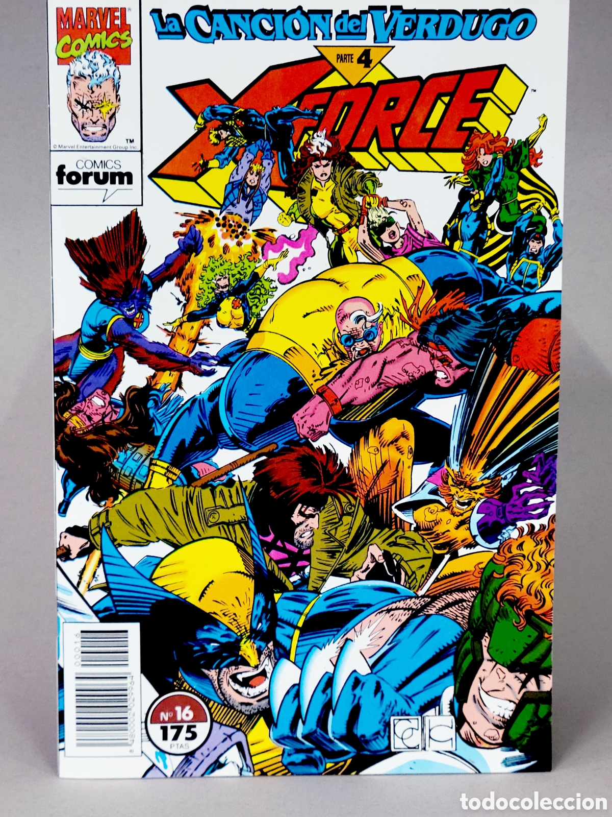 C&oacute;mics: C&Oacute;MIC X-FORCE 16 LA CANCI&Oacute;N DEL VERDUGO VOL.1 FORUM MARVEL VOLUMEN GRAPA DE KIOSCO