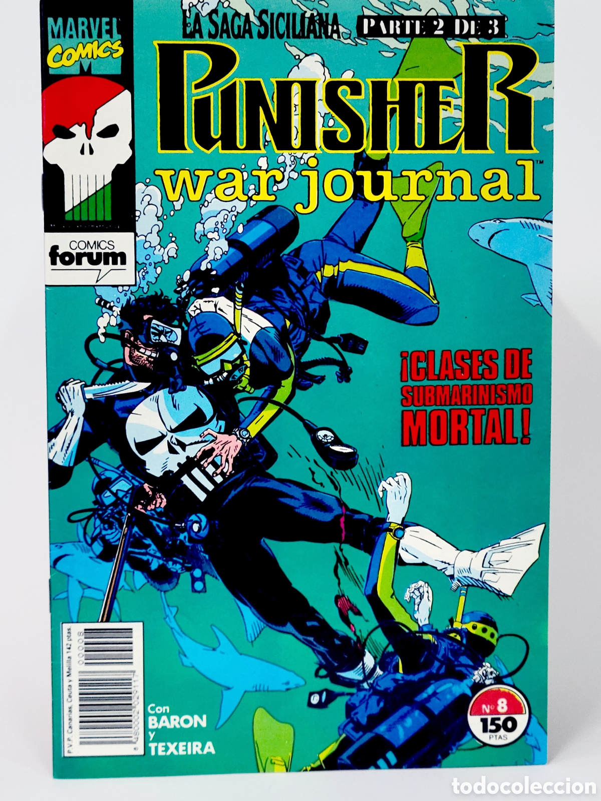 C&oacute;mics: C&Oacute;MIC THE PUNISHER WAR JOURNAL 8 CLASES DE SUBMARINOS MORTAL FORUM MARVEL GRAPA DE KIOSCO