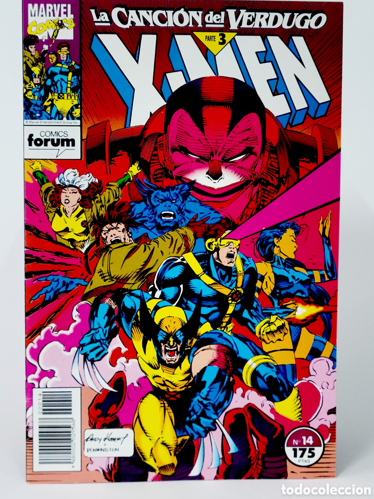 C&oacute;mics: C&Oacute;MIC X-MEN 14 LA CANCI&Oacute;N DEL VERDUGO FORUM MARVEL GRAPA DE KIOSCO - Foto 2