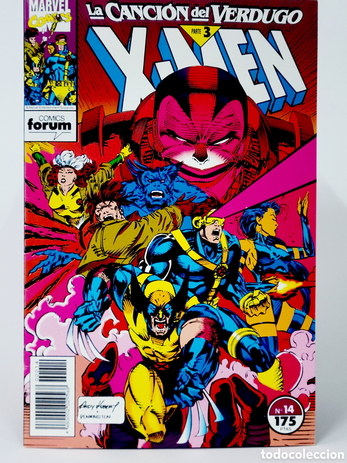 C&oacute;mics: C&Oacute;MIC X-MEN 14 LA CANCI&Oacute;N DEL VERDUGO FORUM MARVEL GRAPA DE KIOSCO