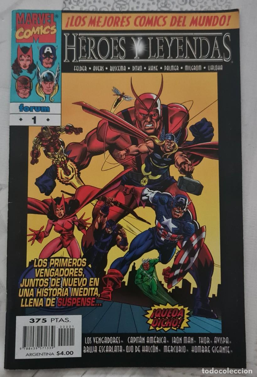 C&oacute;mics: MARVEL: HEROES Y LEYENDAS. Comics Forum 1998