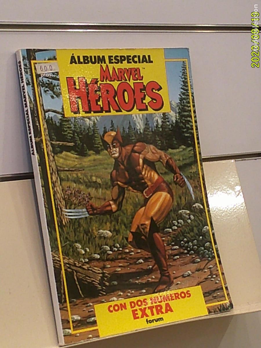 C&oacute;mics: RETAPADO ALBUM ESPECIAL MARVEL HEROES CON DOS NUMEROS EXTRA - FORUM