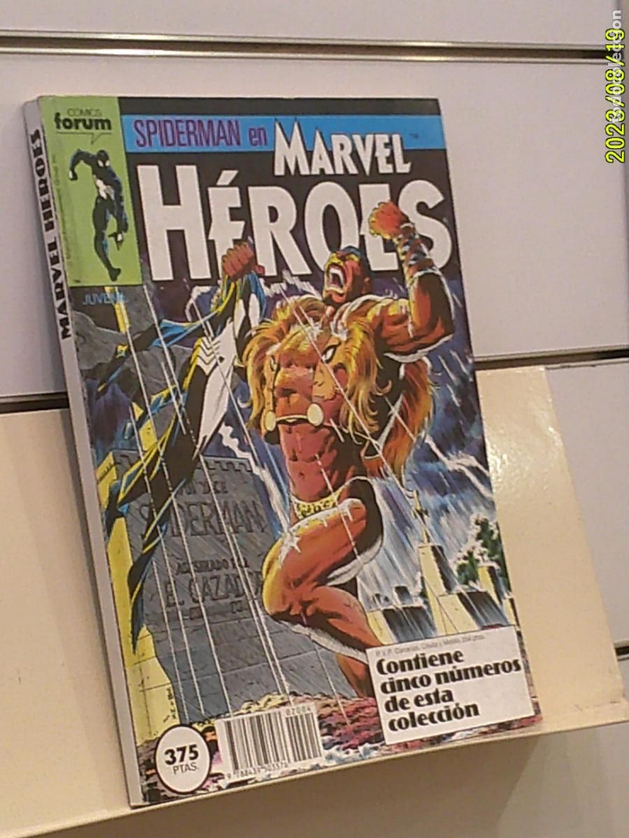 C&oacute;mics: RETAPADO SPIDERMAN EN MARVEL HEROES CONTIENE LOS N&ordm; 21-22-23-24 Y 25 DE LA COLECCION - FORUM