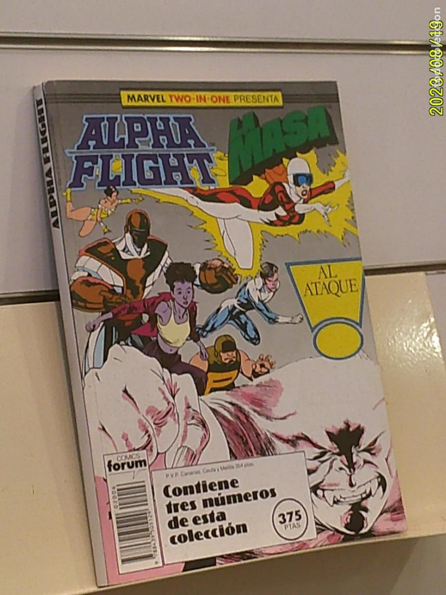 C&oacute;mics: RETAPADO MARVEL TWO-IN-ONE ALPHA FLIGHT Y LA MASA CONTIENE LOS N&ordm; 42-43 Y 44 DE LA COLECCION - FORUM