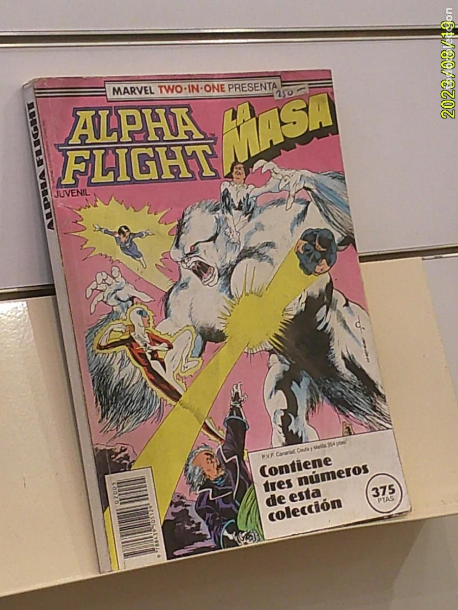 C&oacute;mics: RETAPADO MARVEL TWO-IN-ONE ALPHA FLIGHT Y LA MASA CONTIENE LOS N&ordm; 39-40 Y 41 DE LA COLECCION - FORUM