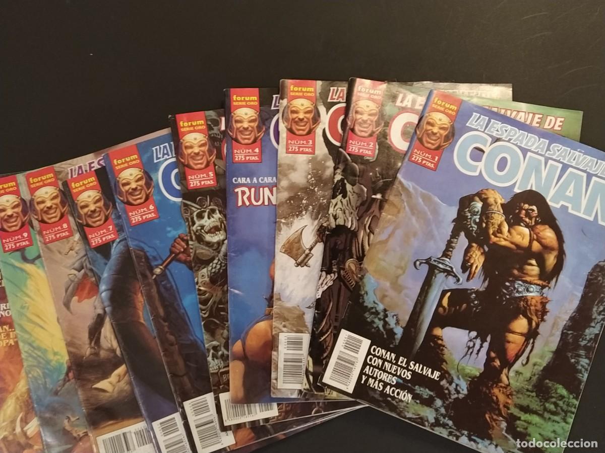 C&oacute;mics: LA ESPADA SALVAJE DE CONAN - COLECCION COMPLETA DE 10 COMICS (DEL 1 AL 10)-(V-28.437)