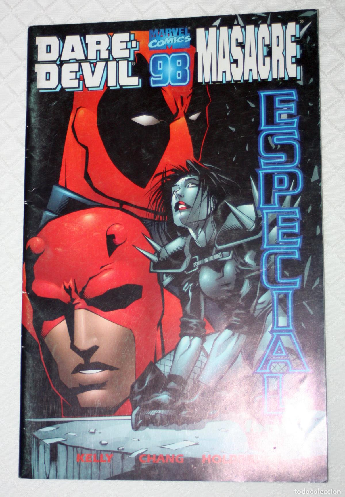 C&oacute;mics: DAREDEVIL vs. MASACRE : ESPECIAL 98 (Joe Kelly/Bernard Chang) Forum, 1998 -CROSSOVER RARO
