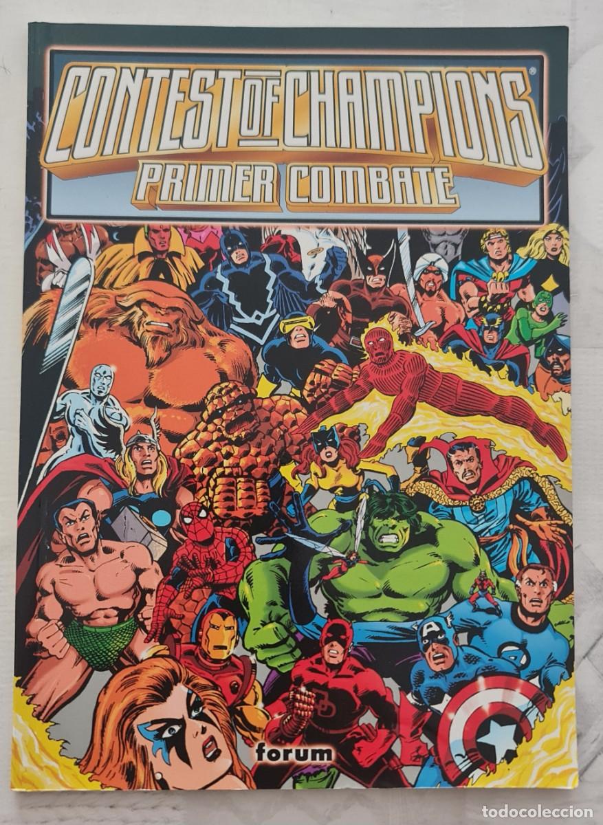 C&oacute;mics: CONTEST OF CHAMPIONS. PRIMER COMBATE. Comics Forum 2000