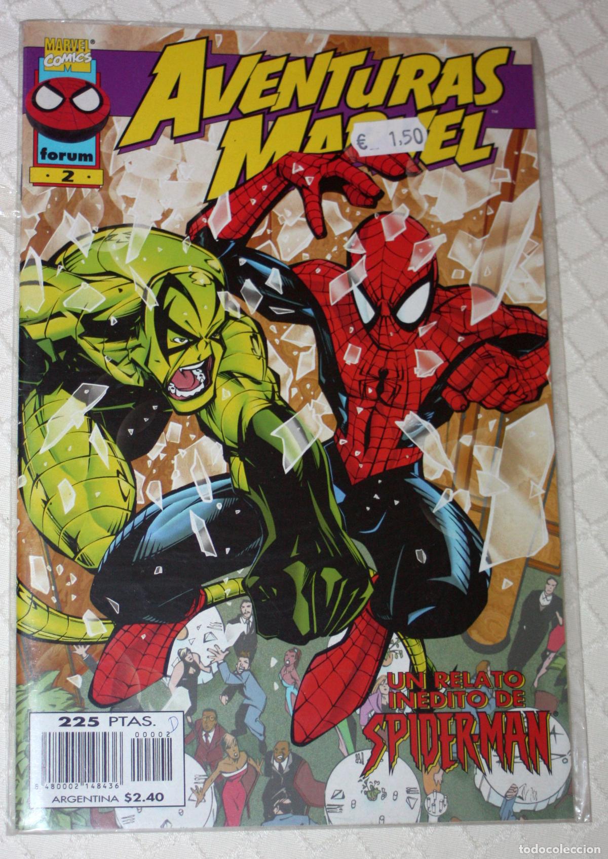 C&oacute;mics: AVENTURAS MARVEL N.2 ,UN RELATO INEDITO DE SPIDERMAN.