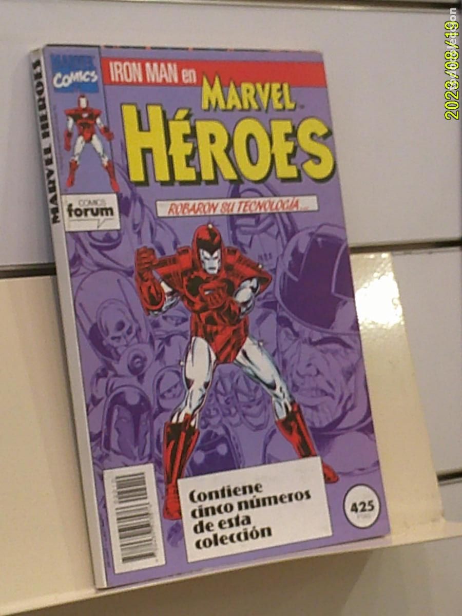 C&oacute;mics: RETAPADO IRON MAN EN MARVEL HEROES CONTIENE LOS N&ordm; 51-52-53-54 Y 55 DE LA COLECC. - FORUM