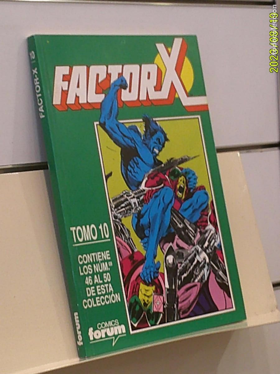 C&oacute;mics: RETAPADO FACTOR-X TOMO 10 CONTIENE LOS N&ordm; 46-47-48-49 Y 50 DE LA COLECCION - FORUM