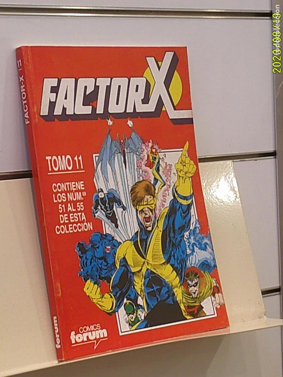 C&oacute;mics: RETAPADO FACTOR-X TOMO 11 CONTIENE LOS N&ordm; 51-52-53-54 Y 55 DE LA COLECCION - FORUM